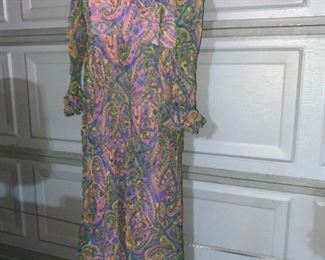 Multi Color Retro Dress, Size Unknown $10.00