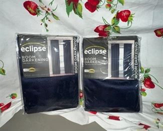 Eclipse Room Darkening Two Panels New $18.00 for the set