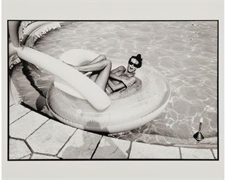 14
Jean Pigozzi
b. 1952
"Elle Macpherson," 1991
Archival pigment print on paper
Edition: 11/15 (there are also 3 artist proofs), printing date unknown
Signed on gallery label affixed verso: J. Pigozzi
Image: 15.375" H x 22.875" W; Sheet: 20" H x 24" W
Estimate: $1,000 - $2,000