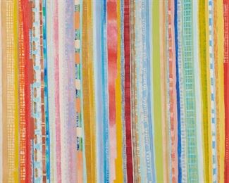 25
Robert Natkin
1930-2010
"Puerto Rican," 1966
Oil on canvas
Signed on the stretcher: Natkin
82" H x 82" W
Estimate: $10,000 - $15,000