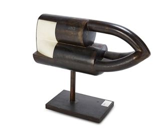 37
Edward Higgins
b. 1930
Untitled, 1961
Steel and epoxy
Signed and dated in the casting to the base: E. Higgins - 1961
30.25" H x 36.5" W x 12" D
Estimate: $3,000 - $5,000