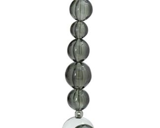 66
Jean-Michel Othoniel
b. 1964
"Amants Suspendu," 2014
Murano glass and steel wire
Appears unsigned
26" H x 6" W x 6" D
Estimate: $15,000 - $20,000