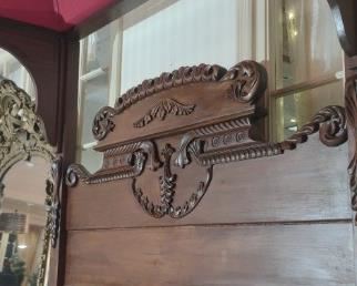 Mahogany 1/2 Tester Bed - Crescent Line New Orleans