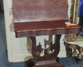 Flame Mahogany Game Table