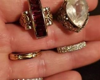 Over 400 Sterling Rings