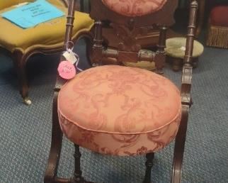 Walnut Victorian Intricate Chair