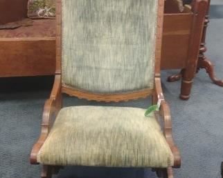 Walnut Victorian Eastlake Chair