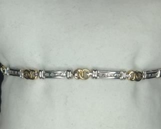 10K Gold & Diamond Tennis Bracelet