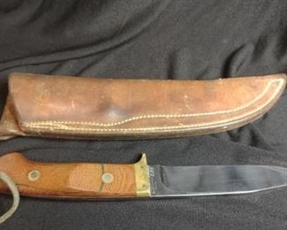 HJ Schneider #205 Handmade Knife with matching sheath