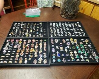 over 400 sterling rings