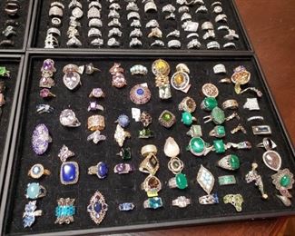 Over 400 sterling rings