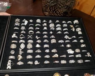 over 400 sterling rings
