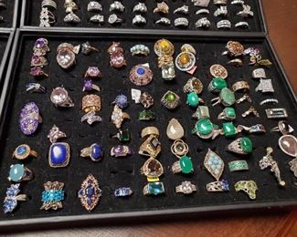 over 400 Sterling rings