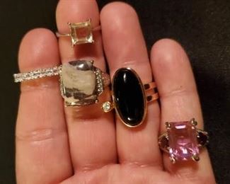 over 400 Sterling rings