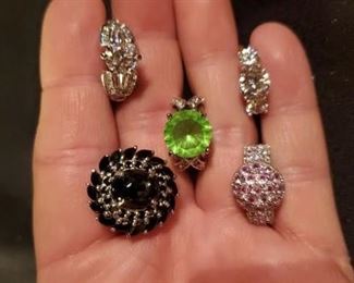 over 400 sterling rings