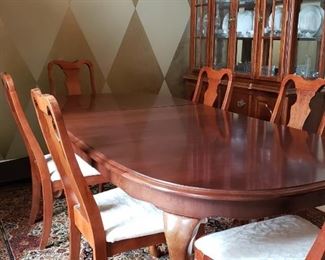 dining table and 6 chairs