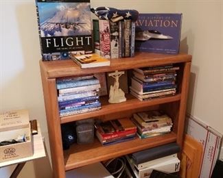 book shelf books etc