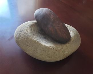 Indian grinding stone