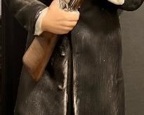 Original Jerimiah Potts Sculptured Porcelain Lionstone Bottles 1969