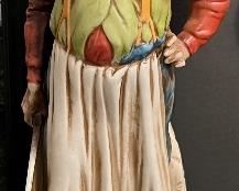 Original Jerimiah Potts Sculptured Porcelain Lionstone Bottles 1969