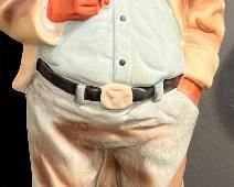 Original Jerimiah Potts Sculptured Porcelain Lionstone Bottles 1969