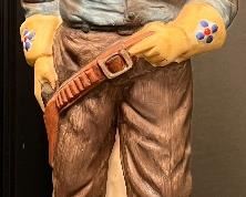 Original Jerimiah Potts Sculptured Porcelain Lionstone Bottles 1969