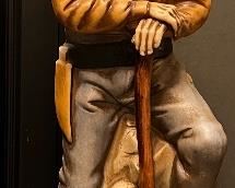 Original Jerimiah Potts Sculptured Porcelain Lionstone Bottles 1969