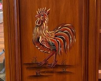 Rooster Trashcan