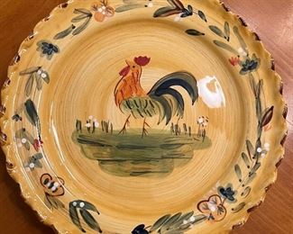 HOME Yellow Rooster Dinnerware