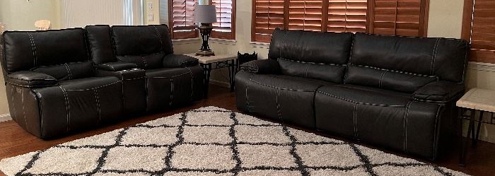 Electric Recliner Sofa and Loveseat