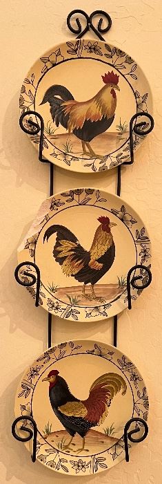 Rooster Decorative Plates