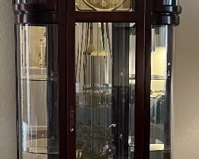 Ridgeway Curio Grandfather Clock