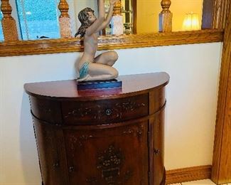 Ethan Allen demilune table
