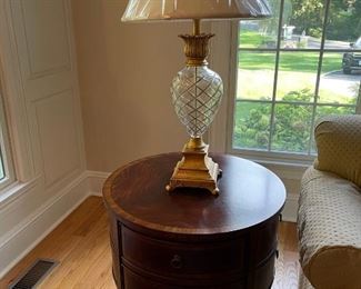 Side table and Lamp