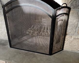 Fireplace screen
