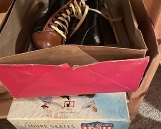 Vintage figure skates.