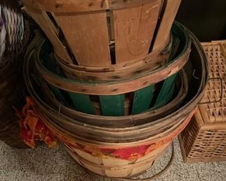 Apple baskets - ready for apple picking!