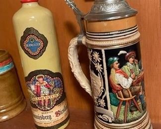 Beer steins.