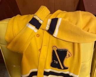 Vintage cheerleader sweater.