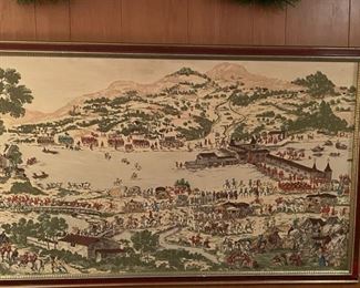 Oversized American Revolution picture.