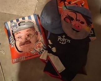 Vintage Halloween costumes.