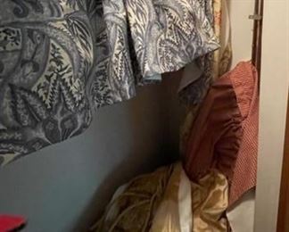 Custom window treatments from the Wagner Sale.