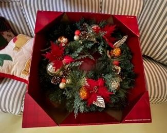 Christmas wreath.