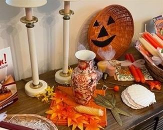 Halloween decorations.