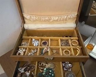 Large selection of costume jewelry.