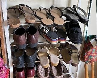 Large selection of women's shoes - size 9.