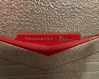 Retro Poloron Thermaster Aluminum cooler ice chest - 1950's.
