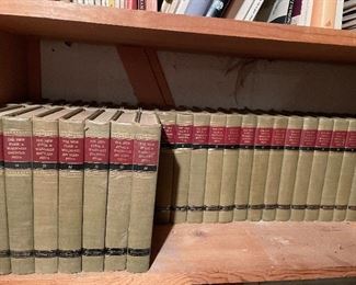 Funk & Wagnall's set of encyclopedias.