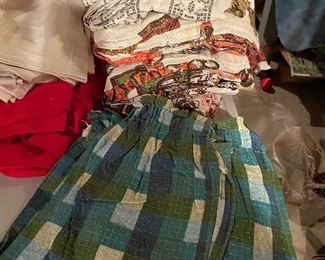 Vintage curtain sets.