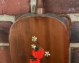 Vintage folk art decorative wall rack.
